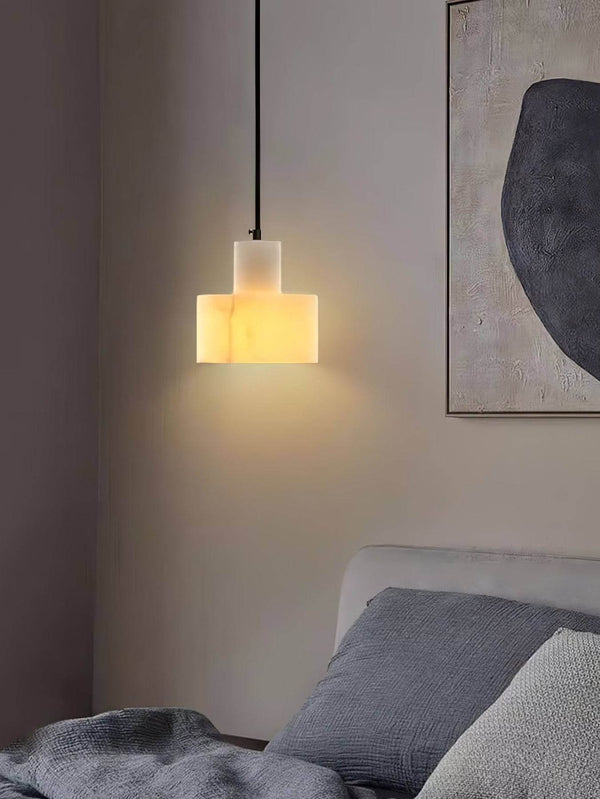 Alabaster Mid Century Cyls Pendant Light – Elegant & Timeless Design | Alsolight