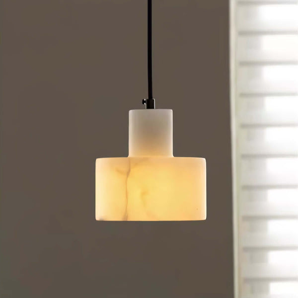Alabaster Mid Century Cyls Pendant Light – Elegant & Timeless Design | Alsolight