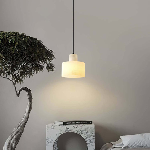 Alabaster Mid Century Cyls Pendant Light – Elegant & Timeless Design | Alsolight