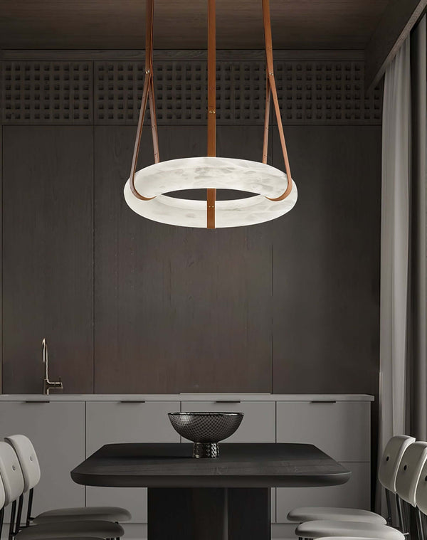 Alabaster Mid Century Oslo Pendant Light | Modern Elegance | Alsolight