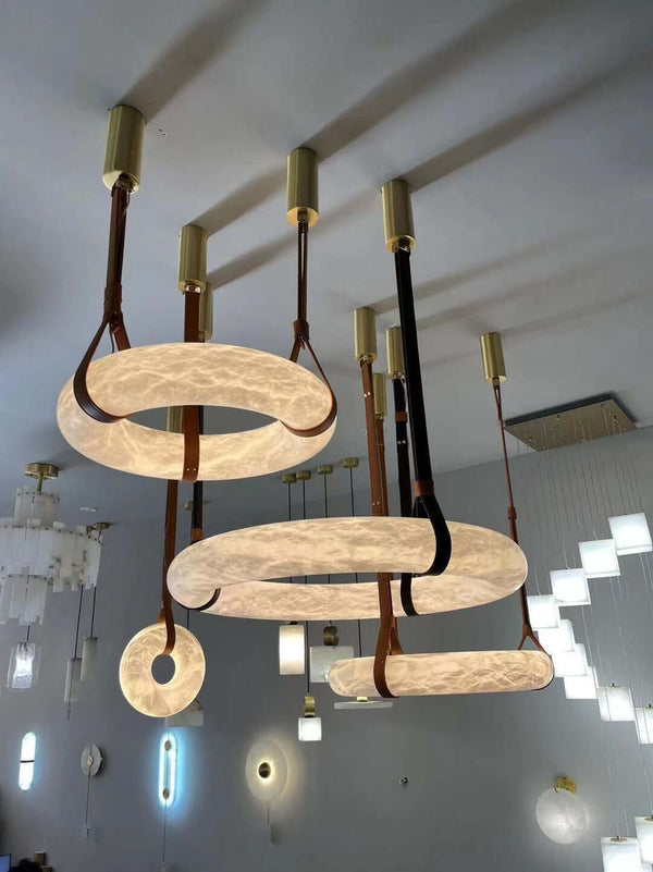 Alabaster Mid Century Oslo Pendant Light | Modern Elegance | Alsolight