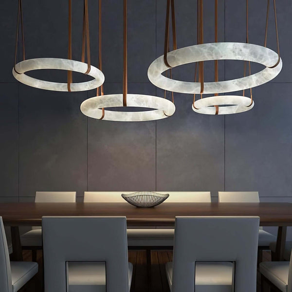Alabaster Mid Century Oslo Pendant Light | Modern Elegance | Alsolight