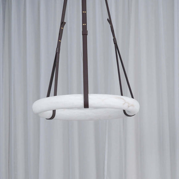 Alabaster Mid Century Oslo Pendant Light | Modern Elegance | Alsolight