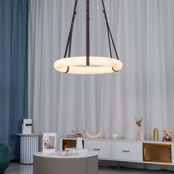 Alabaster Mid Century Oslo Pendant Light | Modern Elegance | Alsolight