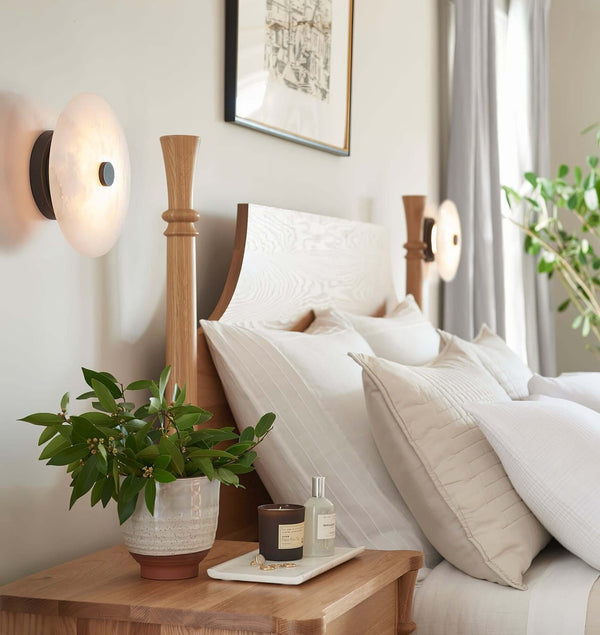 Ankeny Round Alabaster Ceiling Lamp – Elegant & Soft LED Lighting | Alsolight