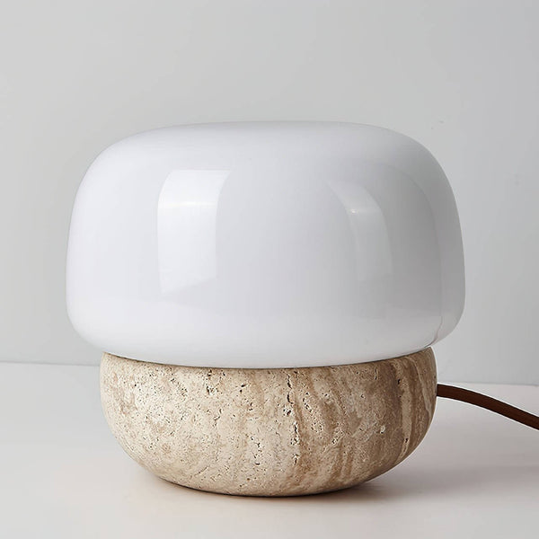 Argaade Table Lamp – Natural Yellow Hole, Minimalist Japanese Bedside | Alsolight