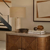 Aria Table Lamp – Unique Travertine Texture & Low-Key Elegant Design | Alsolight