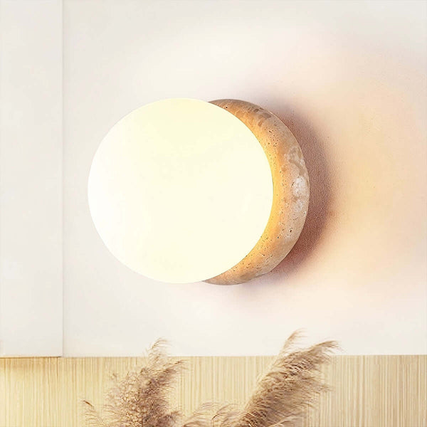 Asteroid Ceiling Lamp – Travertine Ceiling Light, Simple Modern Design | Alsolight