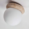 Asteroid Ceiling Lamp – Travertine Ceiling Light, Simple Modern Design | Alsolight