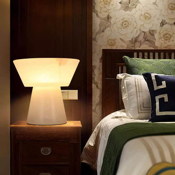Beta Table Lamp – Artistic Alabaster Glow with Fashionable Decoration | Alsolight