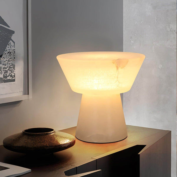 Beta Table Lamp – Artistic Alabaster Glow with Fashionable Decoration | Alsolight