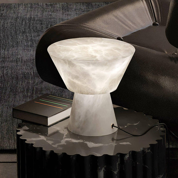 Beta Table Lamp – Artistic Alabaster Glow with Fashionable Decoration | Alsolight