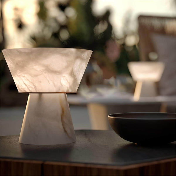 Beta Table Lamp – Artistic Alabaster Glow with Fashionable Decoration | Alsolight