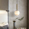 Bosso Alabaster Modern Pendant Lamp – Elegant Brass Lighting | Alsolight