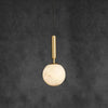 Bosso Alabaster Modern Pendant Lamp – Elegant Brass Lighting | Alsolight