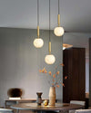Bosso Alabaster Modern Pendant Lamp – Elegant Brass Lighting | Alsolight