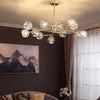 Boule Chandelier – Handcrafted Brass & Crystal Modern Pendant Light | Alsolight
