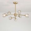 Boule Chandelier – Handcrafted Brass & Crystal Modern Pendant Light | Alsolight