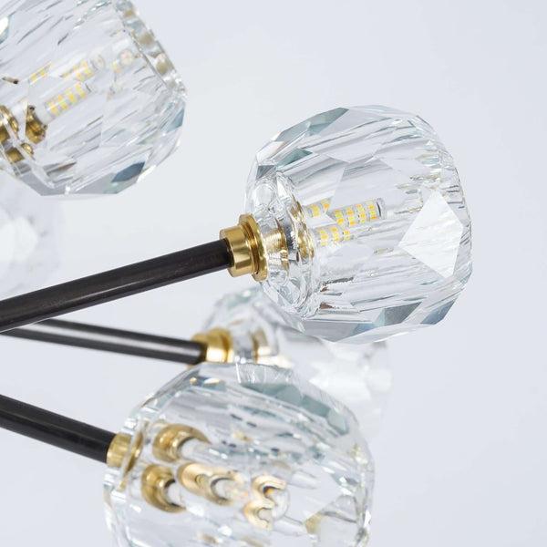 Boule Chandelier – Handcrafted Brass & Crystal Modern Pendant Light | Alsolight