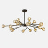 Boule Chandelier – Handcrafted Brass & Crystal Modern Pendant Light | Alsolight