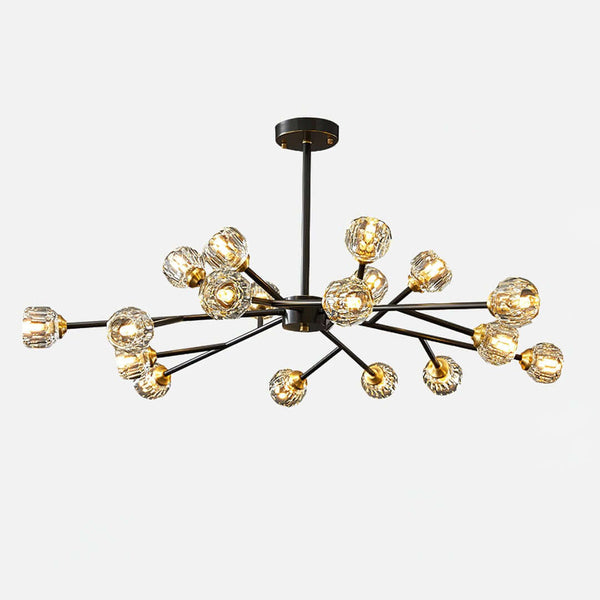 Boule Chandelier – Handcrafted Brass & Crystal Modern Pendant Light | Alsolight