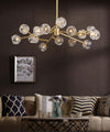 Boule Chandelier – Handcrafted Brass & Crystal Modern Pendant Light | Alsolight
