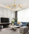 Boule Chandelier – Handcrafted Brass & Crystal Modern Pendant Light | Alsolight
