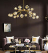Boule Chandelier – Handcrafted Brass & Crystal Modern Pendant Light | Alsolight