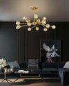 Boule Chandelier – Handcrafted Brass & Crystal Modern Pendant Light | Alsolight