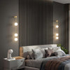 Caduta Wall Light – Elegant Spherical Glass & Gold Brass Wall Sconce | Alsolight