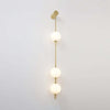 Caduta Wall Light – Elegant Spherical Glass & Gold Brass Wall Sconce | Alsolight