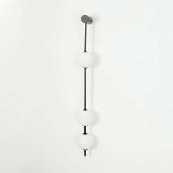 Caduta Wall Light – Elegant Spherical Glass & Gold Brass Wall Sconce | Alsolight