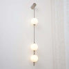 Caduta Wall Light – Elegant Spherical Glass & Gold Brass Wall Sconce | Alsolight
