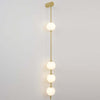 Caduta Wall Light – Elegant Spherical Glass & Gold Brass Wall Sconce | Alsolight