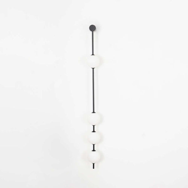 Caduta Wall Light – Elegant Spherical Glass & Gold Brass Wall Sconce | Alsolight