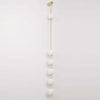 Caduta Wall Light – Elegant Spherical Glass & Gold Brass Wall Sconce | Alsolight