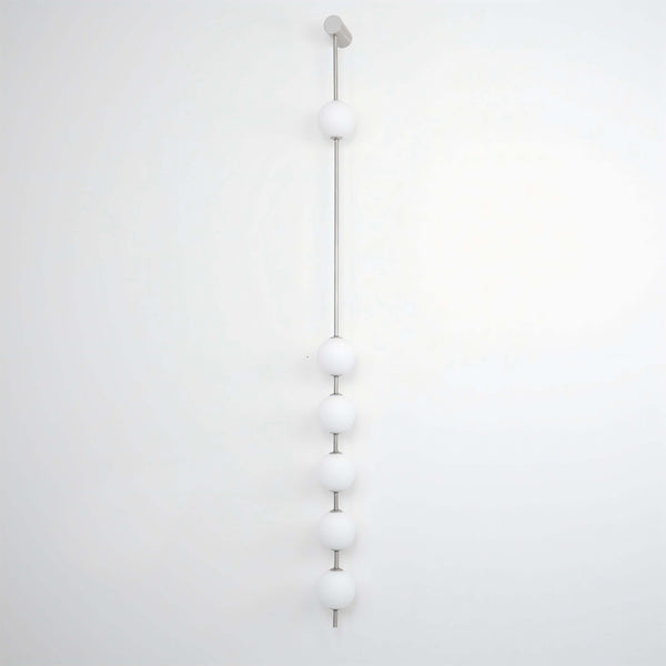 Caduta Wall Light – Elegant Spherical Glass & Gold Brass Wall Sconce | Alsolight