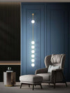 Caduta Wall Light – Elegant Spherical Glass & Gold Brass Wall Sconce | Alsolight