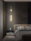 Caduta Wall Light – Elegant Spherical Glass & Gold Brass Wall Sconce | Alsolight