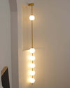 Caduta Wall Light – Elegant Spherical Glass & Gold Brass Wall Sconce | Alsolight