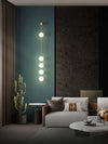 Caduta Wall Light – Elegant Spherical Glass & Gold Brass Wall Sconce | Alsolight