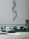 Canalis Chandelier – Modern Slender Cone Pendant Light, Customizable | Alsolight