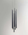 Canalis Chandelier – Modern Slender Cone Pendant Light, Customizable | Alsolight