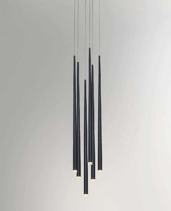 Canalis Chandelier – Modern Slender Cone Pendant Light, Customizable | Alsolight