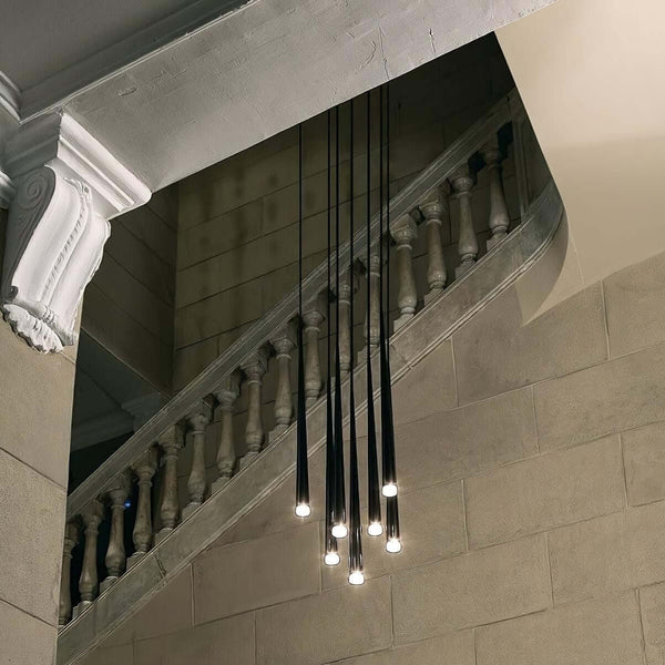 Canalis Chandelier – Modern Slender Cone Pendant Light, Customizable | Alsolight