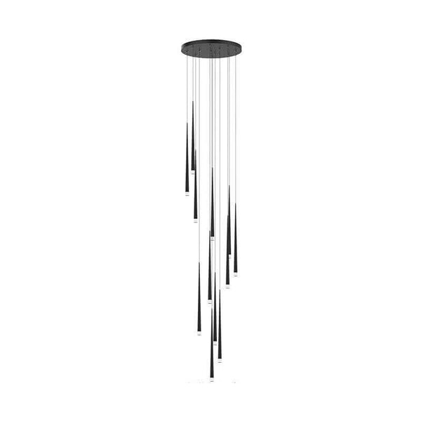 Canalis Chandelier – Modern Slender Cone Pendant Light, Customizable | Alsolight