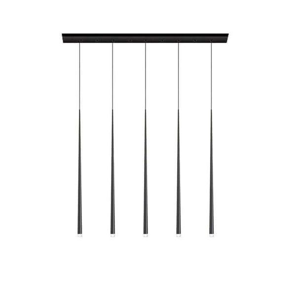 Canalis Chandelier – Modern Slender Cone Pendant Light, Customizable | Alsolight