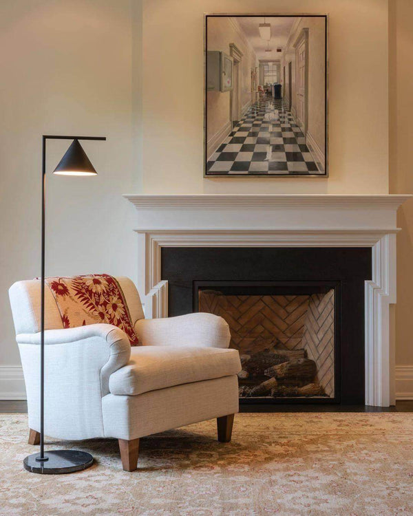 Captain Floor Lamp – Simple, Elegant Design with Marble Base | Alsolight