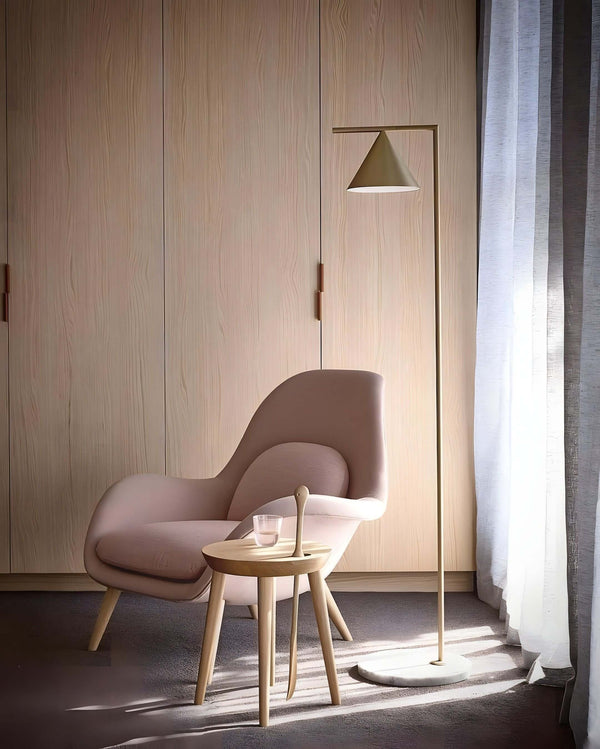 Captain Floor Lamp – Simple, Elegant Design with Marble Base | Alsolight