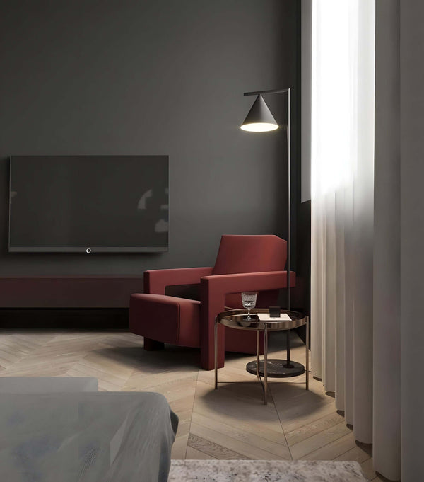 Captain Floor Lamp – Simple, Elegant Design with Marble Base | Alsolight